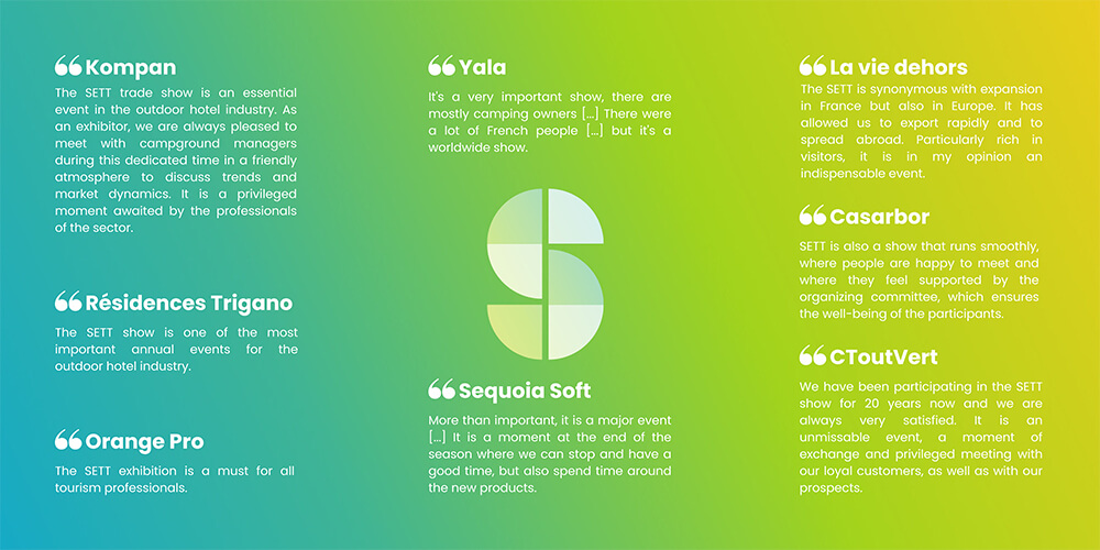 Exhibitor testimonials